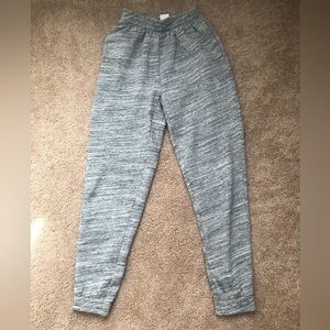 PINK NWT XS high Waisted Campus Jogger Gray Gender Neutral
